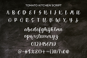 Tomato Kitchen Font Duo