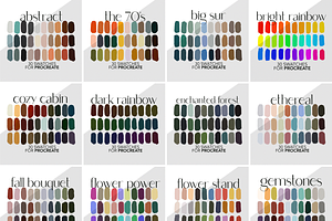 Procreate Color Palette Bundle