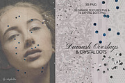 Damask Overlays & Crystal Dots, a Texture Graphic by Anzhelika (Thumbnail 1 of 8)