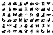 Animals logos collection + pattern, an Object Graphic by NataliiaVolyk (Thumbnail 3 of 11)