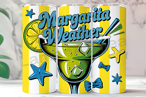 Margarita Weather 20oz Tumbler, an Arts & Entertainment Photo by LamanAzalea