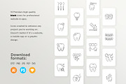 Dentist | 32 Icons Set Hand Drawn, an Outline Icon by Marina Silence (Thumbnail 11 of 17)