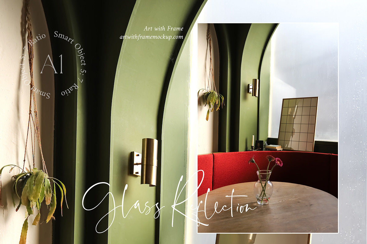 Aesthetic Paris Cafe - Frame Mockup, a Product Mockup by ArtwithFrame (Photo 4 of 21)