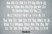 Blackiron - Blackletter Font, a Blackletter Font by madeDeduk (Thumbnail 3 of 6)