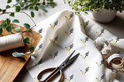 Golden Noel Seamless Pattern, a Pattern Graphic by Roze Prints (Thumbnail 3 of 3)
