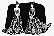 Wedding Dress Vector Pack, an Illustration by Gaye Art (Thumbnail 5 of 21)