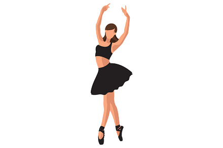 Vector illustration classical ballet, an Illustration by okskukuruza