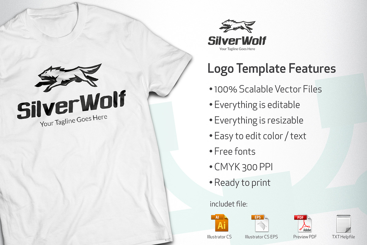 silverwolf logo, a Branding & Logo Template by vectorlogos89 (Photo 2 of 2)