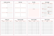 2024-25 Event & Party Planner, a Stationery Template by Shumaya (Thumbnail 8 of 9)