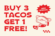 Fattura - Chunky Retro Food Font, a Sans Serif Font by HipFonts (Thumbnail 15 of 15)