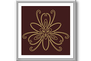 Floral Vector Abstract Pattern, a Decorative Illustration by FineArtStudio (Thumbnail 3 of 3)