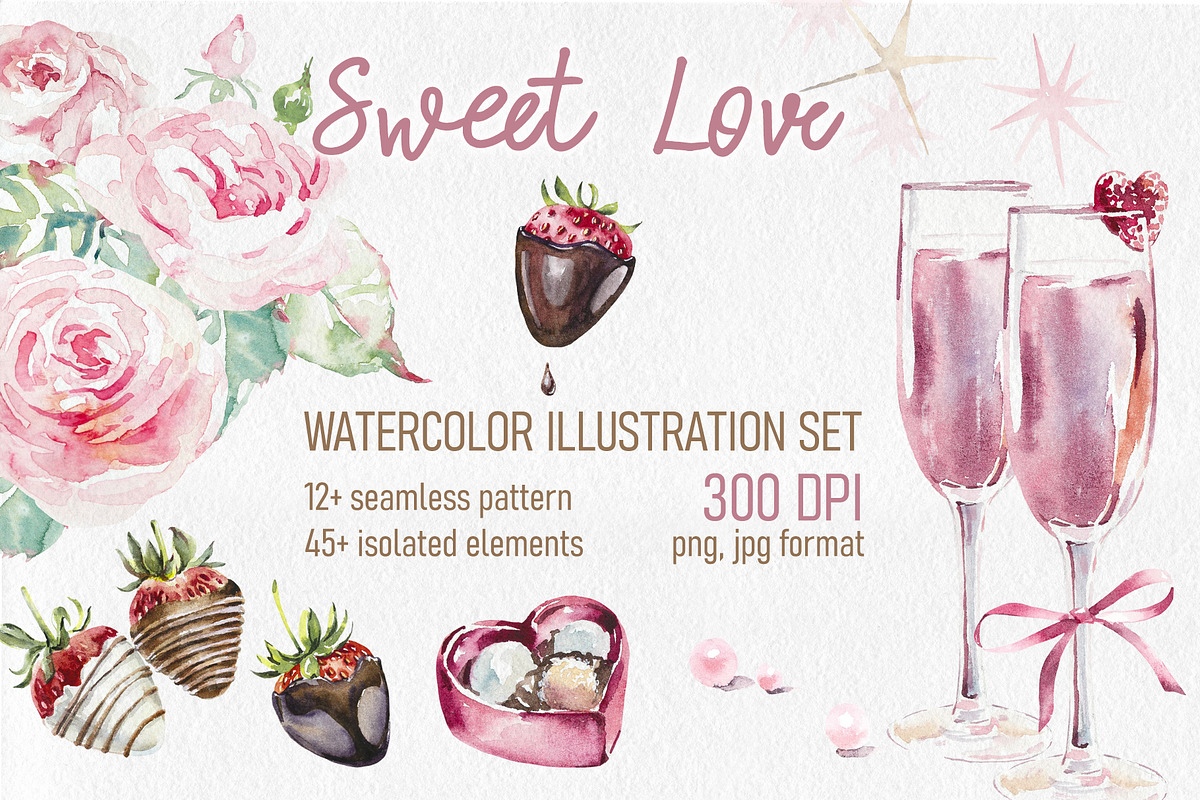 Sweet Love, a Food Illustration by Budogoshch (Photo 1 of 8)