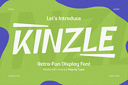 Kinzle - Retro Fun Font, a Font by Brand_Hero (Thumbnail 1 of 10)