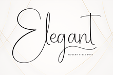 Elegant | Script Font