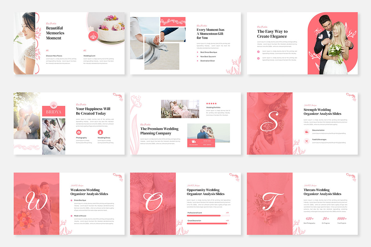 Wedding Organizer Google Slides, a Presentation Template by Premast (Photo 4 of 5)