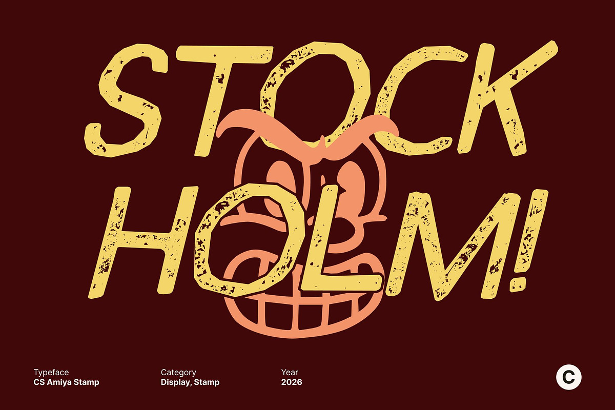 CS Amiya Stamp, a Handwritten Font by Craft Supply Co. (Photo 5 of 8)