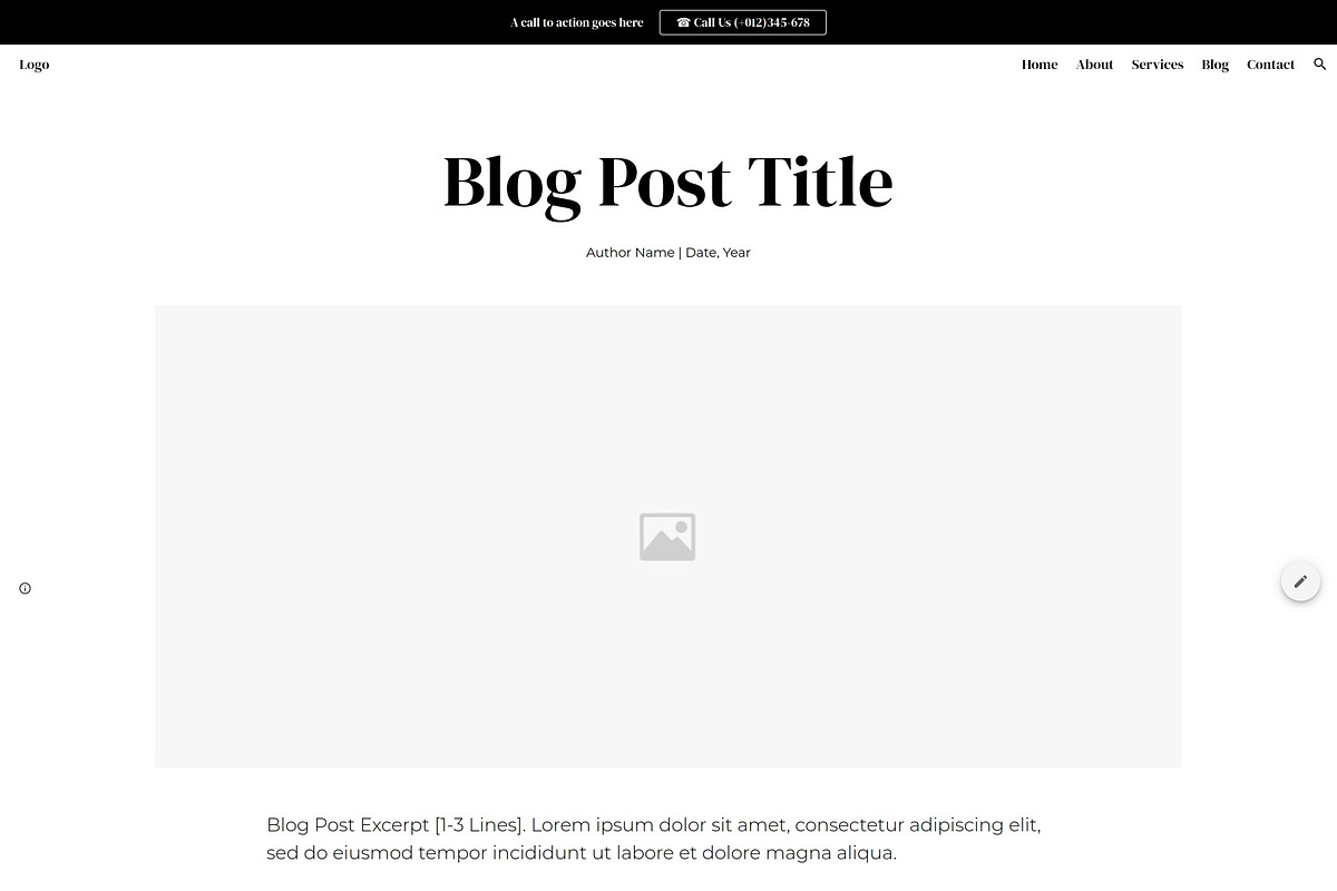 Services 1 / Google Site Wireframe, a Templates & Theme by Template Heaven (Photo 5 of 6)