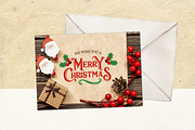 Christmas GREETING CARD CANVA TEMPLA, a Card Template by The Little Lily Studio (Thumbnail 2 of 5)