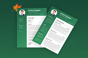 Professional Resume Template – Cover, a Resume Template by PixelStudio (Thumbnail 2 of 5)
