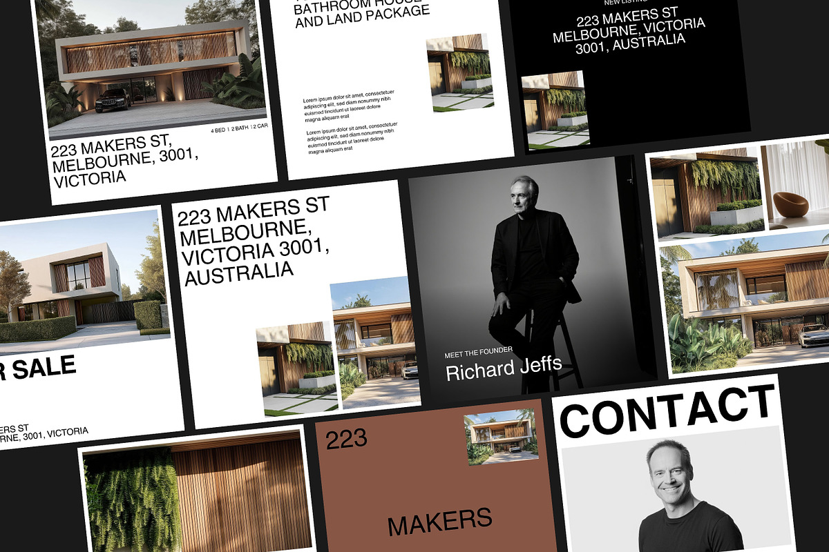 Real Estate Social Media Template, a Branding & Logo Template by Ascend Studio (Photo 4 of 5)