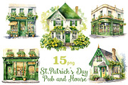 St.Patricks Day Irish Pub PNG, an Object Illustration by GlamArtZhanna (Thumbnail 1 of 6)