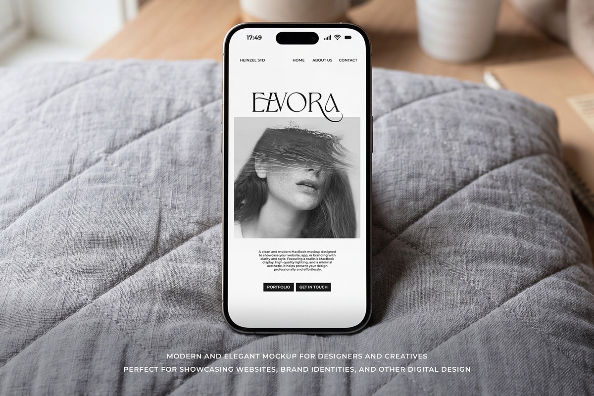 Elvora - iPhone Device Mockup, an iPhone Mockup by Heinzel Std Mockup (Photo 4 of 5)