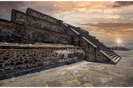 Landmark Teotihuacan pyramids, an Architecture Photo by Web Engine Design