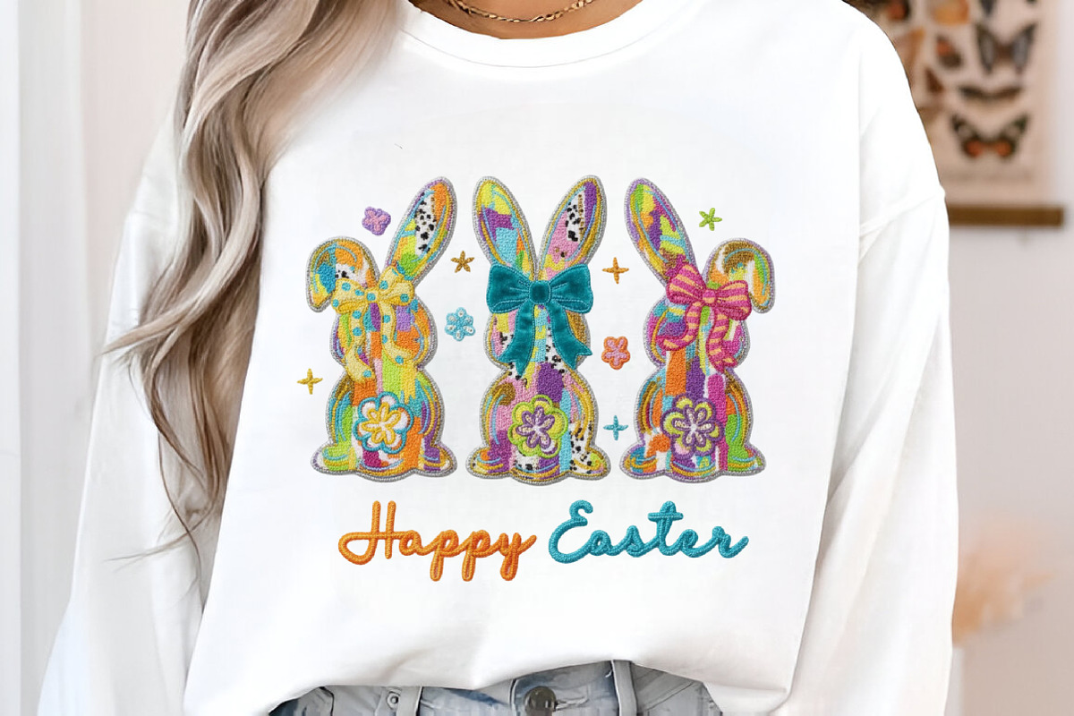 Faux Yarn Happy Easter Png Easter, an Illustration by designcity5 (Photo 3 of 9)