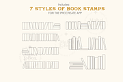The Library Creator Stamp Brushes, a Brush Add-On by Mabel & Bea (Thumbnail 4 of 8)