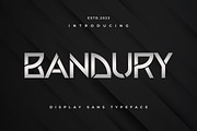 BANDURY - Display Sans Typeface, a Serif Font by ENATIVE (Thumbnail 1 of 8)