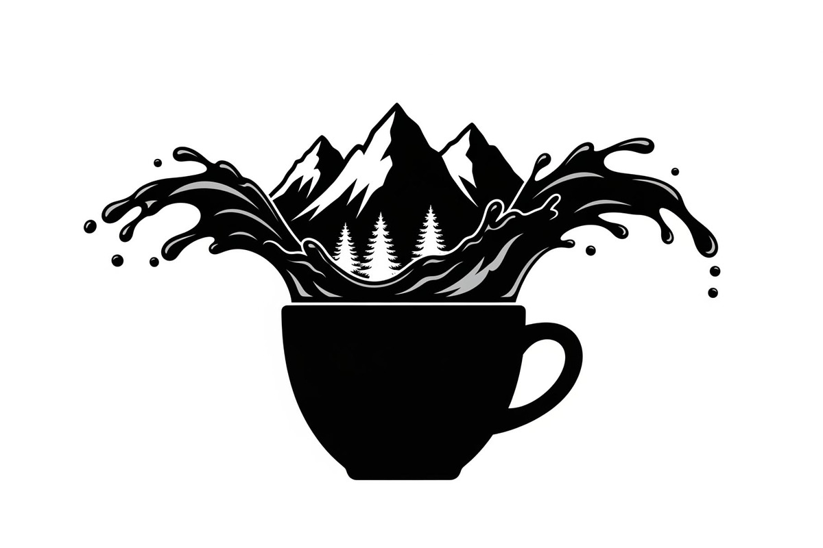 Mountain Coffee Cup Design Bundle, an Illustration by yasushie (Photo 24 of 31)