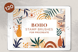 Boho Stamp Brushes For Procreate