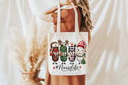 Christmas Coquette Nurse Life PNG, a Seasonal Illustration by designcity5 (Thumbnail 3 of 4)
