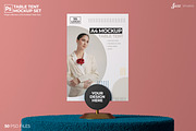 50 PSD Table Tent Mockup Collection, a Mockup by JAZZ STUDIO (Thumbnail 5 of 7)