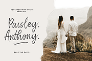 Black Borough Brush Font, a Script Font by sizimon (Thumbnail 5 of 9)
