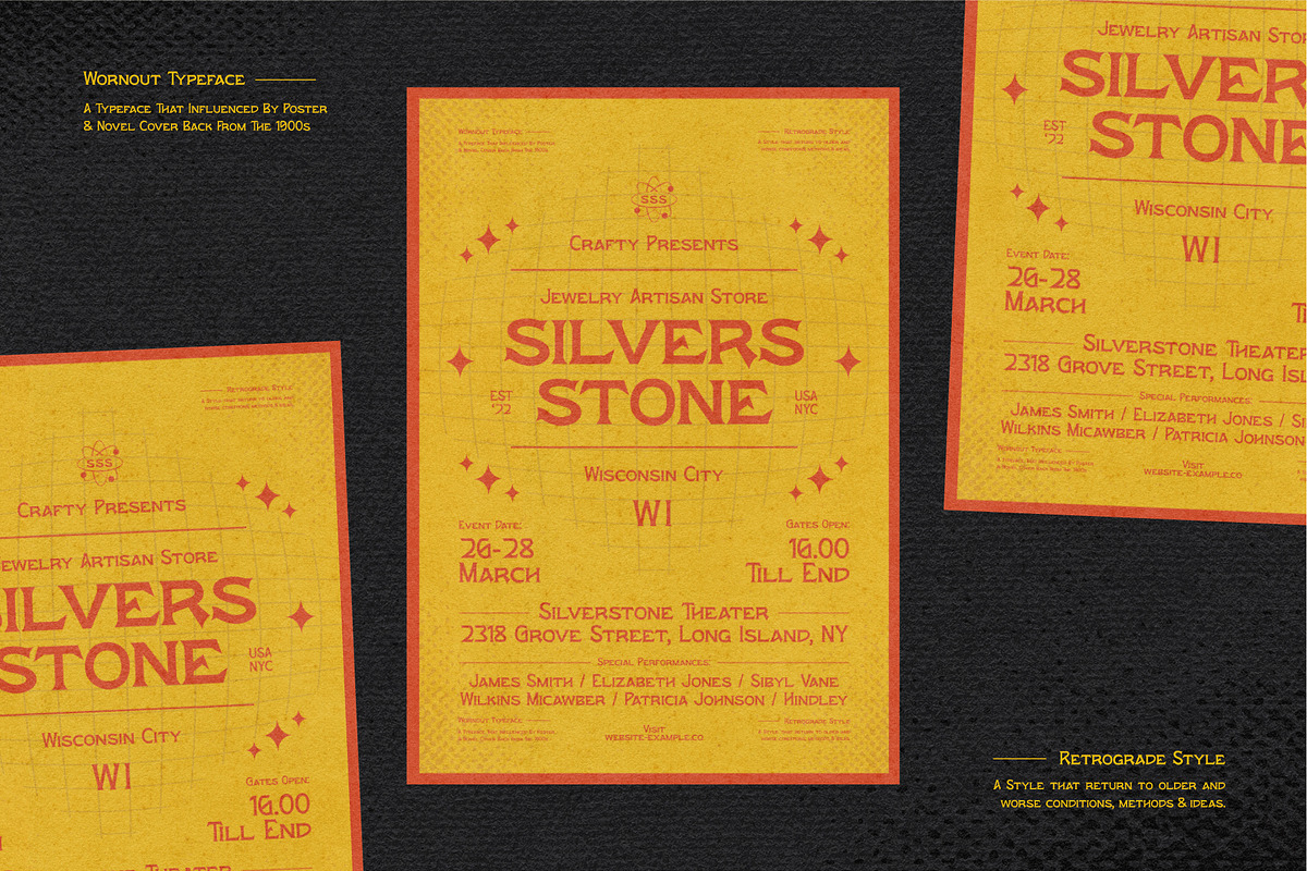 Wornout + Extras, a Sans Serif Font by The Good Store (Photo 10 of 10)