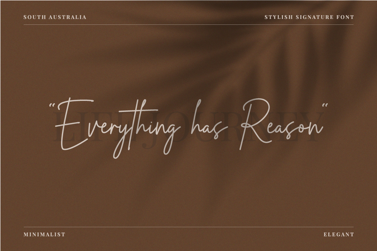 South Australia Stylish Script Font, a Script Font by Cherryline Master (Photo 5 of 13)