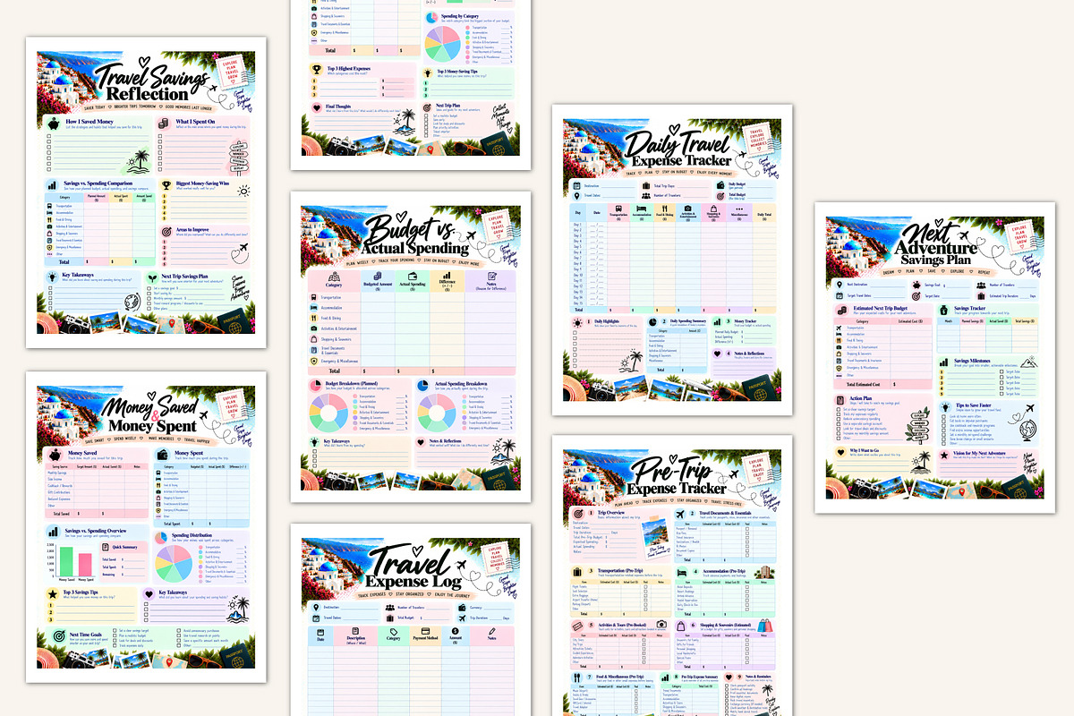 ravel Savings Workbook, a Stationery Template by Designmela01 (Photo 4 of 5)