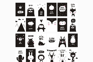 Scandinavian Animals Prints, Pattern