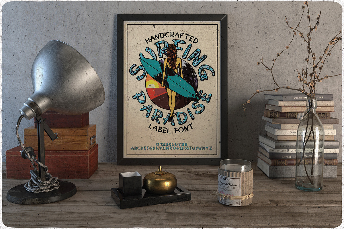 Surfing Paradise font + bonus preview 3
