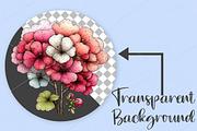 Whimsical Flowers Spring Clipart PNG, an Illustration by Canvas Craft (Thumbnail 2 of 7)