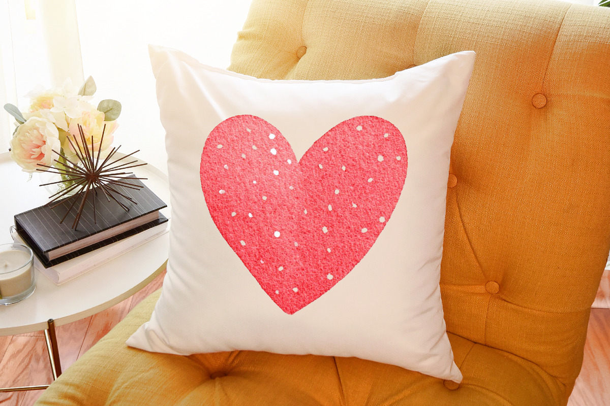 Sequin Heart Valentines Clipart, an Illustration by Sublimation Artist (Photo 6 of 6)