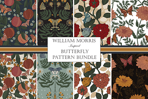 William Morris Butterfly Boho