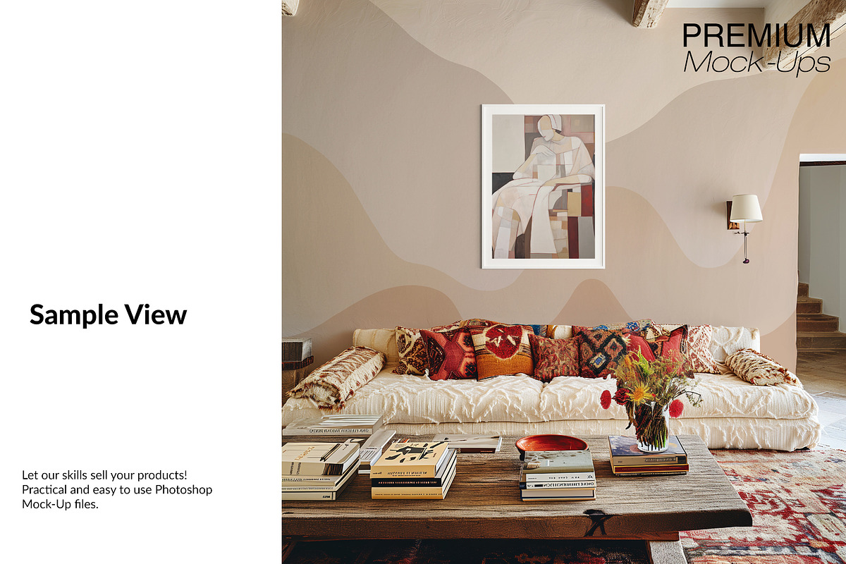 Bundle 44 Frames & Wallpaper Mockups, a Household Mockup by mock-ups (Photo 8 of 34)