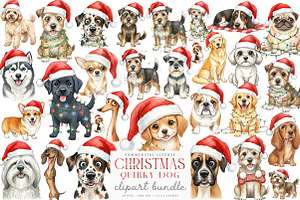 Quirky Christmas Dog Sublimation PNG, an Illustration by SinaCreation