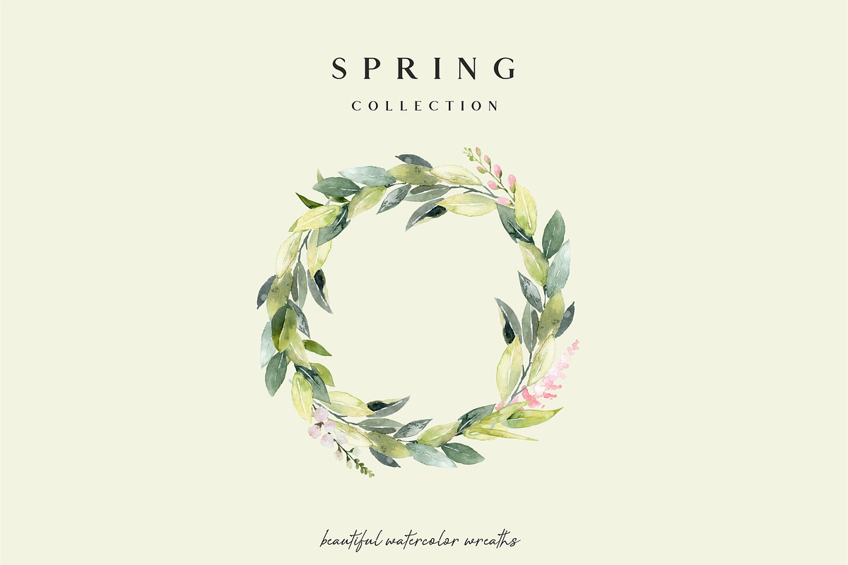 SPRING collection - watercolor set, a Decorative Illustration by Youksy (Photo 5 of 9)