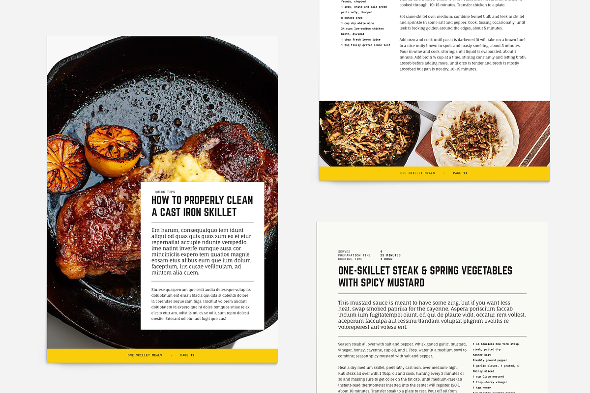 GRILLIST Recipe Ebook Template, a Magazine Template by Providence Studio (Photo 3 of 5)