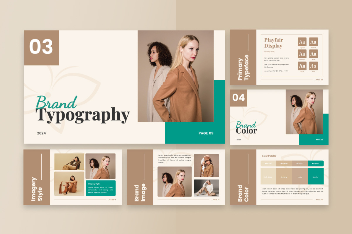 Brand Guideline PowerPoint Presentat, a Presentation Template by twinstd (Photo 3 of 4)