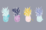 PINEAPPLE SET, a Decorative Illustration by Tanya Akhmett (Thumbnail 9 of 9)