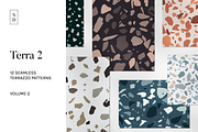 Terrazzo Seamless Patterns - Terra 2, a Pattern Graphic by Saguaro Digital (Thumbnail 1 of 7)